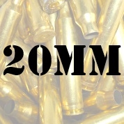 20mm Brass - 50+ Cases