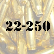 22-250 Brass - 100+ Cases