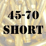 45-70 Short Brass - 100+ Cases