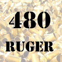 480 Ruger Brass - 100+ Cases