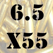 6.5x55 Brass - 100+ Cases