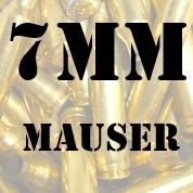 7mm Mauser Brass - 100+ Cases