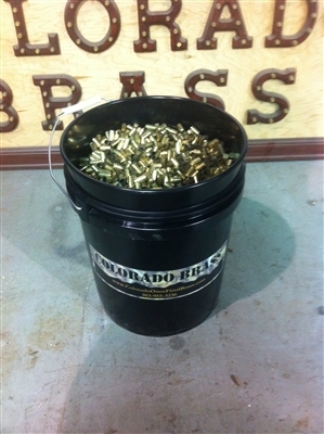 9mm Brass Cases - 5 Gallon Bucket (shipped in 2 usps boxes)
